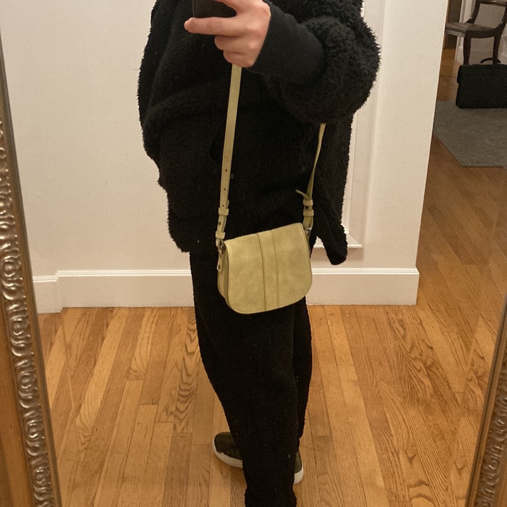 NWT Suede Crossover Bag